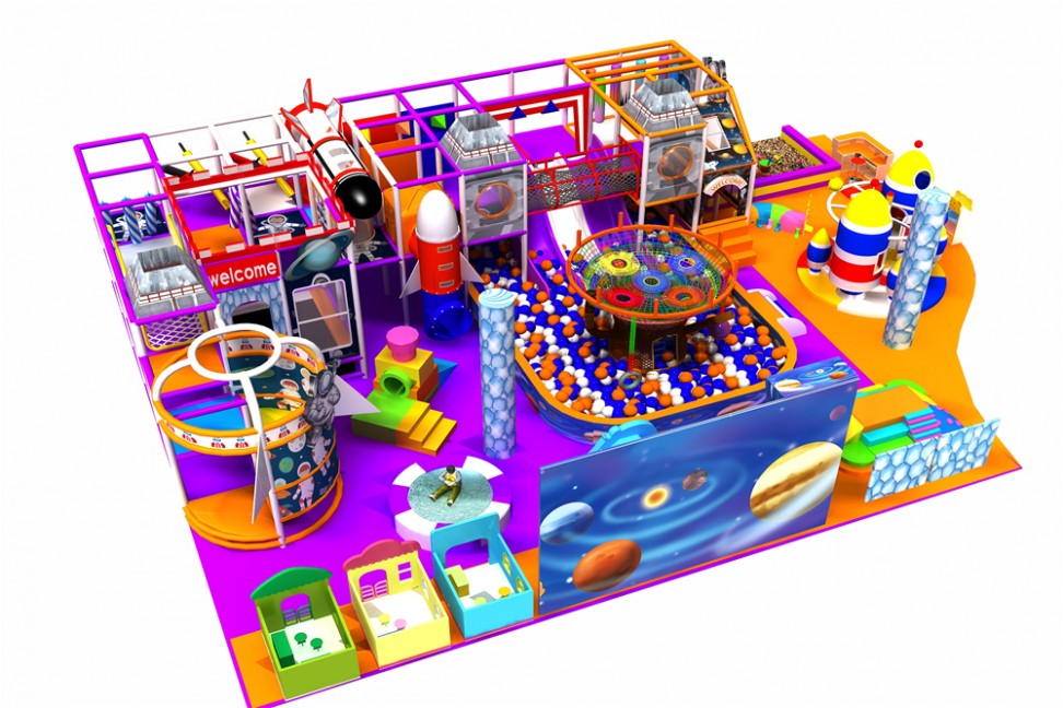 Space indoor playground for children