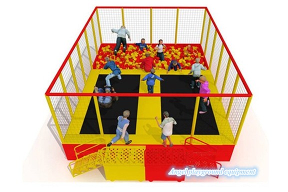 Indoor trampoline park fun Indoor trampoline park fun