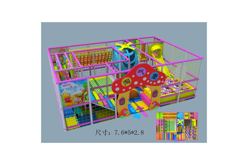 Child Industrial Indoor Play Equipment