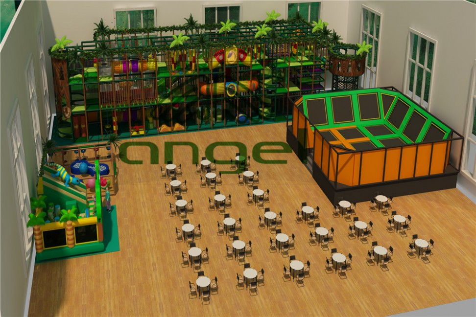 Indoor Kids Play Gym -Customized By Angel playground equipment©