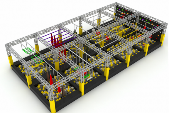 High-Quanlity Ninja Warrior Course Design In Indoor Playground High-Quanlity Ninja Warrior Course Design In Indoor Playground