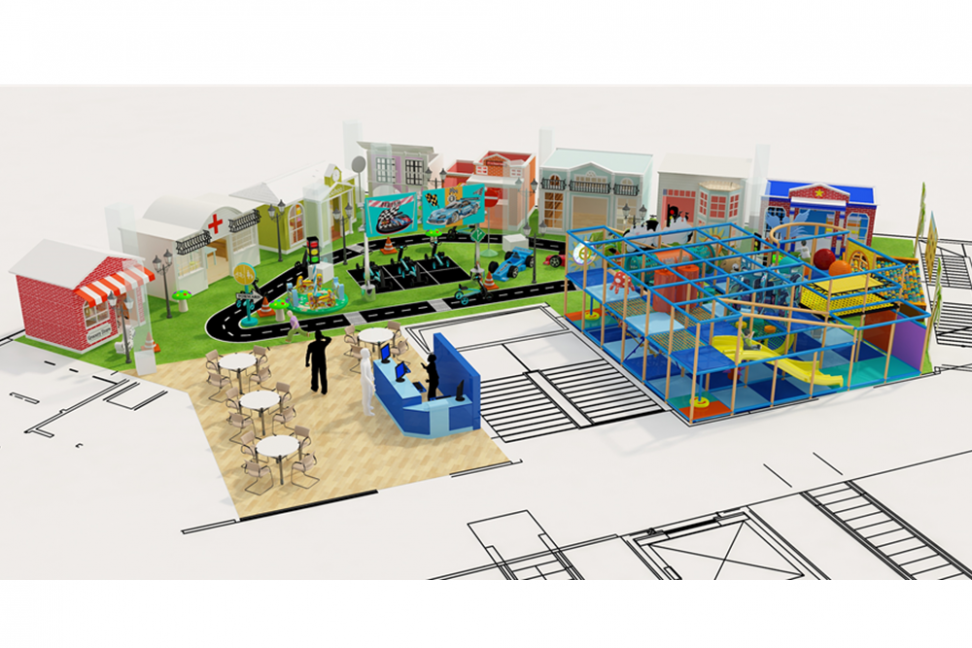 100% Customized My Town Kids Indoor Playground  100% Customized My Town Kids Indoor Playground