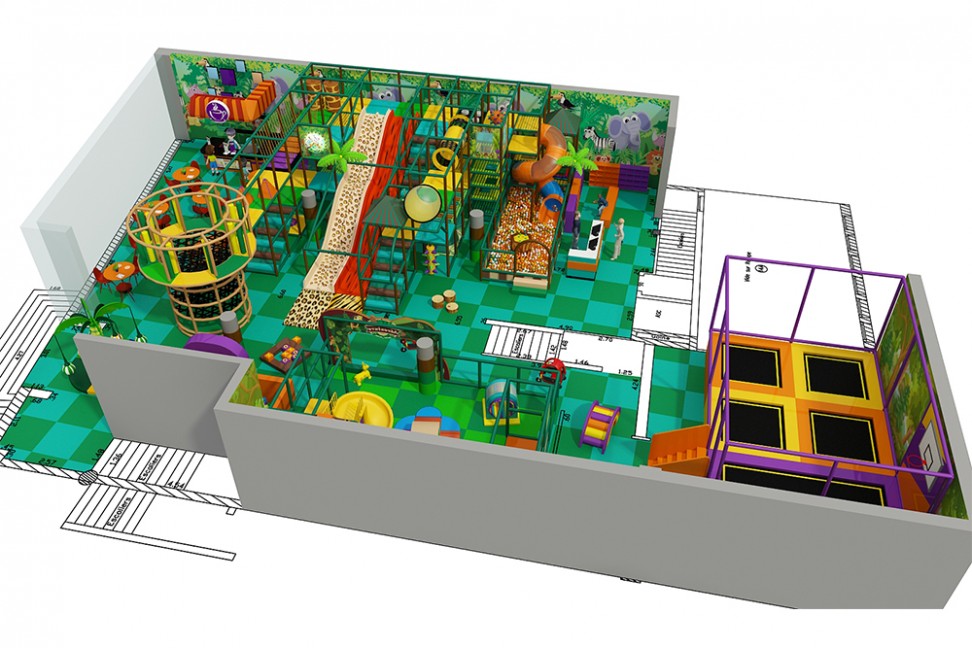 commercial kids indoor play equipment