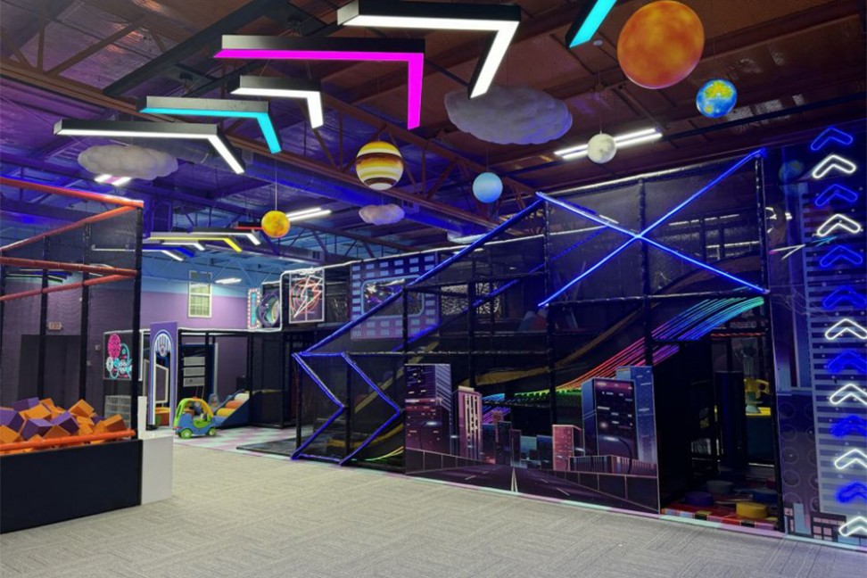 Neon Light Indoor Playground Neon Light Indoor Playground