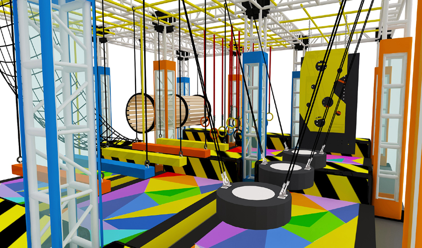 ninja warrior playground