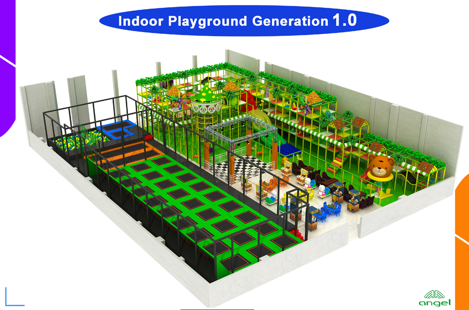 Indoor soft playground