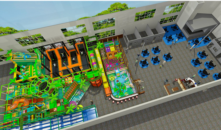 Commercial indoor playground equipment