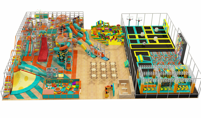 Commercial indoor playground equipment