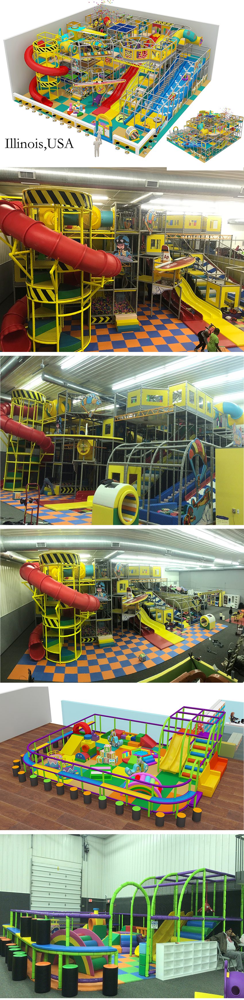 Commercial indoor kids playground