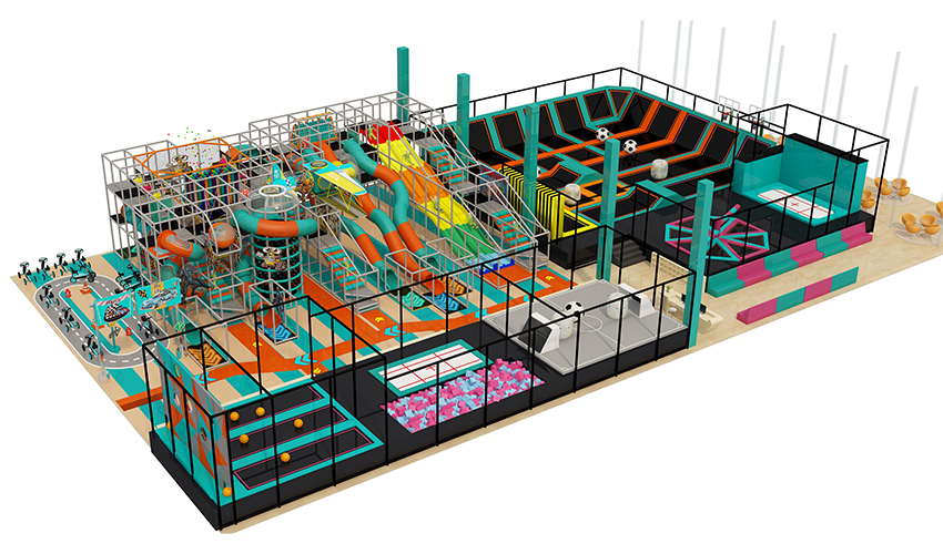 Commercial children's indoor playground