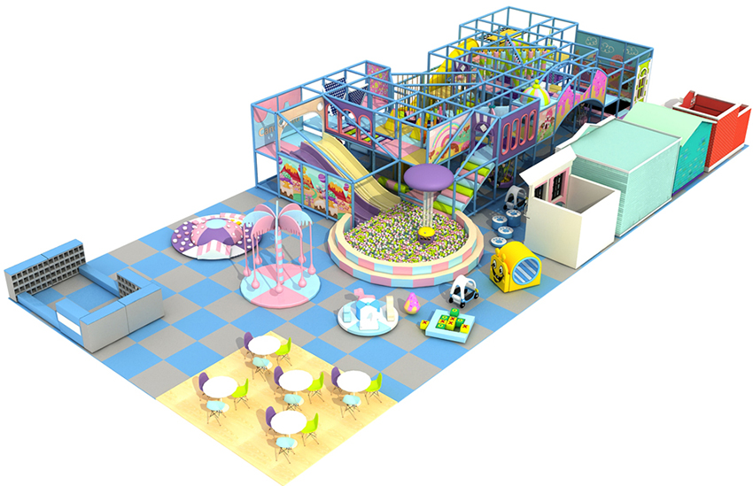 Indoor soft playground